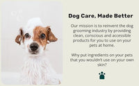 Pets - Gift Set with Travel Bag and Scrubber, Moisturizing and Gentle All Natural pet Shampoos with Aloe and Oatmeal