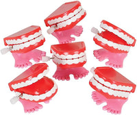 The Dreidel Company wind up chattering teeth novelty toys, 1.75 inch, 2 pack - view 4