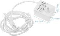 Housoutil Mini Submersible Water Pump, Quiet Usb Fountain Pump for Pet Water Fountain, Aquarium, Hydroponics, White