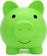 XDRELEC Piggy Bank for Kids Unbreakable Plastic Money Bank Dark Blue – Fun for Kids & Family - Green / Medium - image 2
