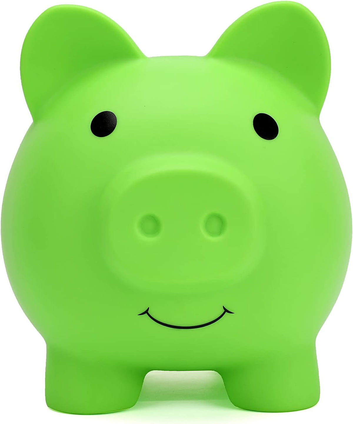 XDRELEC Piggy Bank for Kids Unbreakable Plastic Money Bank Dark Blue – Fun for Kids & Family - Green / Medium - image 2