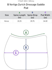 Zurich Quilted Quick-Dry Dust-Resistant Dressage Saddle Pad