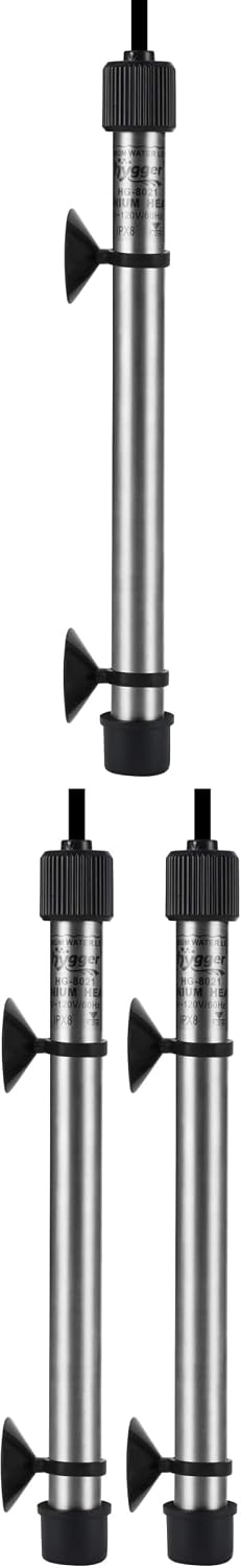 hygger 802 Aquarium Titanium Heater Rod Fish Tank Heating Element - 500W (Pack of 3)