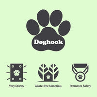 Canine Hitch- Secure Dog Leash Parking Mounted Indoor – Outdoor Wall Hook - Tie Out Stainless Steel Practical Lead Management for Home & Business, Slim Compact 2 Pack