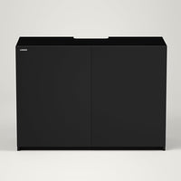 LANDEN Aquarium Wooden Stand and Cabinet for up to 72.2 Gal Tank, Fish Reptile Sea Salt WaterTank Stand, Nano Foam Leveling Mat Included, W47.2xD19.7xH31.5 in, Wooden Matte Black Painted(Stand Only)