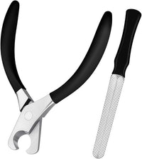 Large Dog Nail Clippers Wide Jaw Opening Heavy Duty Dog Nail Trimmer Cat Claw Clippers(Black)