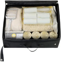 Portable Cat Travel Litter Box with Zipped Lid, Foldable Travel Litter Box, No Leakage, No Smell, Waterproof, Easy to Carry, Easy to Use in Hotels, Car
