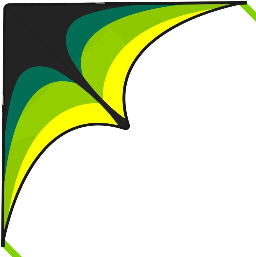 Delta Kite for Kids Ages 4-12 - 1 / Black Green
