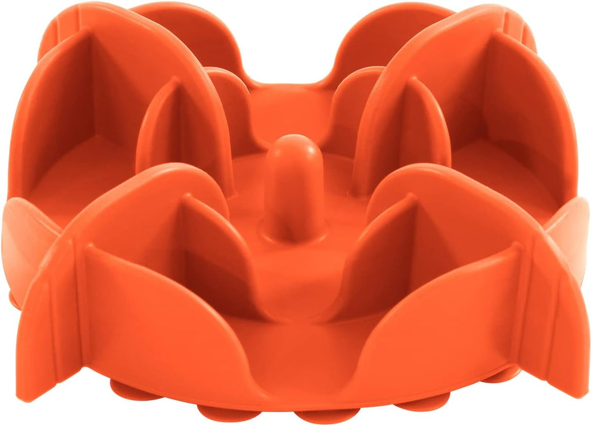Jaoul Slow Feeder Dog Bowls Insert - Cuttable Small(5.4 inch) / Orange