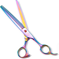 Professional Dog Grooming Scissors Set - 8 Inch (Pack of 5) / Rainbow - image 4