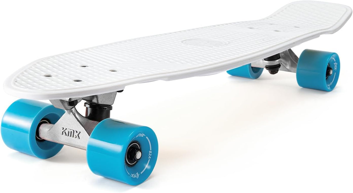 KMX Classic Retro Mini Cruiser Skateboard 22" & 27" for Boys Girls - White Retro / 27" - image 4