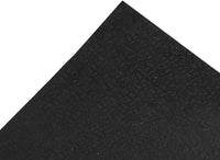 Indoor/Outdoor Hose-Wash Ribbed Design Non-Slip Rubber 2x3 Modern Entryway Mat for Entryway, Patio, Backyard, Garage, 24" x 36", Black Ribbed