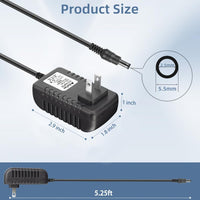 DaToo Aquarium Light LED Power Adapter AC 100-240V DC 12V 1A - 24V 1A - image 2