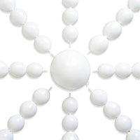 PartyWoo 100 white 6 inch linking balloons for garlands and arches - view 10