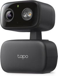 Tapo 1080p Pan/Tilt Security Camera for Baby Monitor, Pet Camera - Black / Indoor/Outdoor
