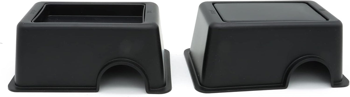 Reptile Hide Box Snake Hide Feel Secure and Safe, Gecko Hide - Black / Small 2 Pcs - image 4