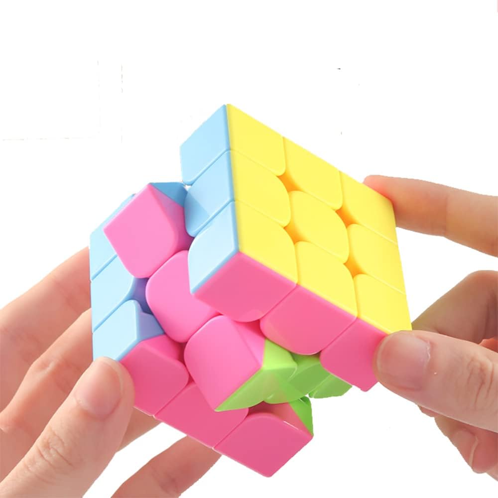 CAILEZHI 3x3 speed cube, 56 mm magic cube puzzle with bright color tiles - view 2