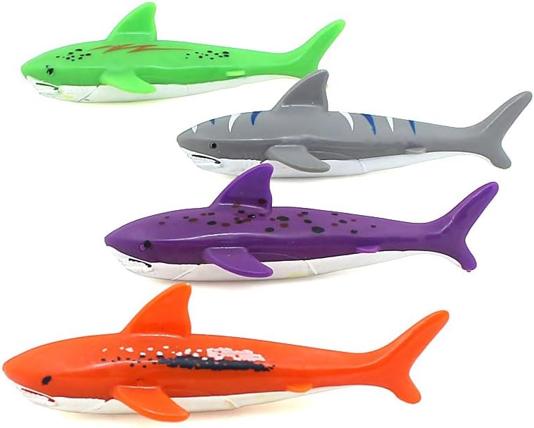 Diving Pool Toy Underwater Swimming Throwing Diving Torpedo Shark - Shark1