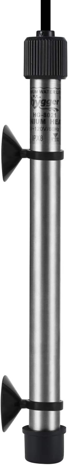 hygger 802 Aquarium Titanium Heater Rod Fish Tank Heating Element - 500W