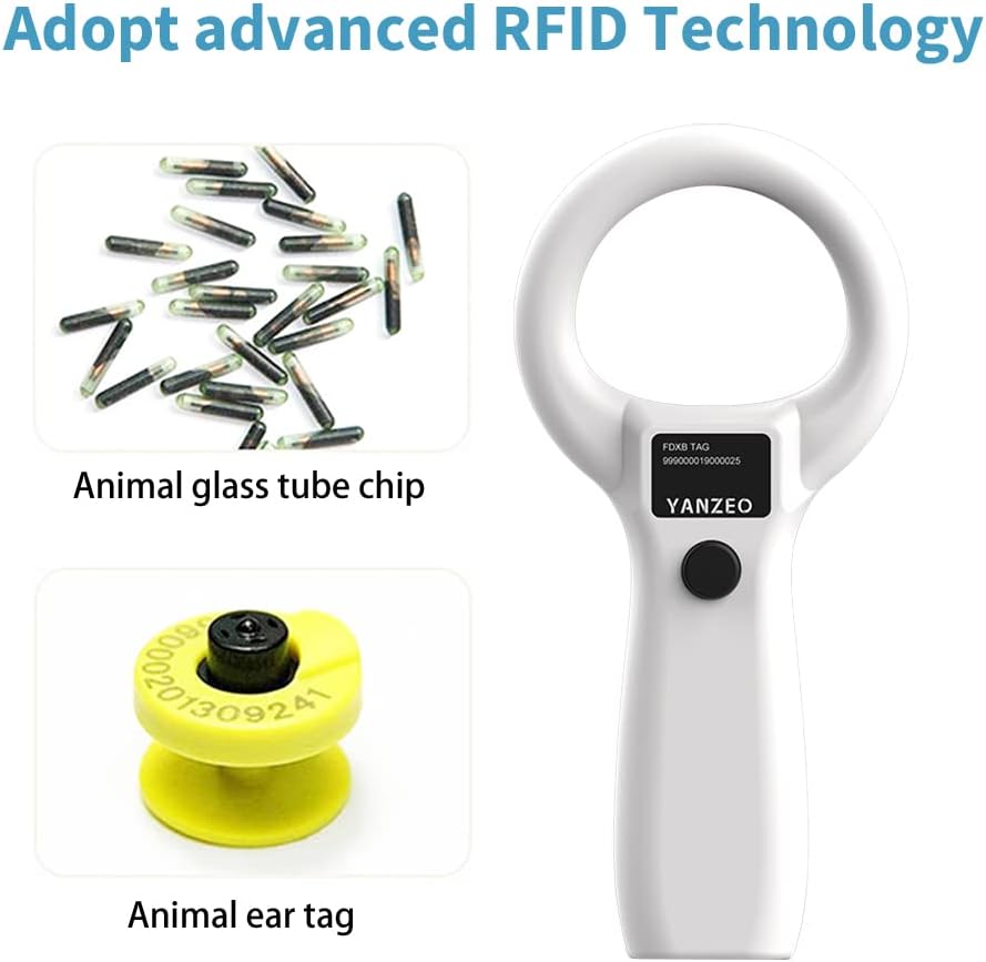 Yanzeo AR180 Pet Dog Cat Microchip Reader - Ar1801 Reader - image 4