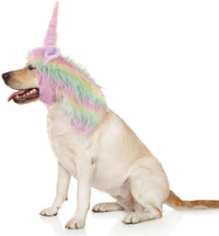 Funny Pet Reindeer Moose Costumes for Dog - Unicorn-colorful / Size L - image 2