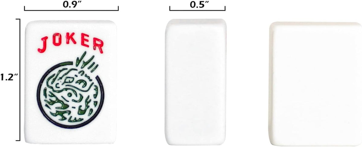 Jongyance American Mahjong Set with Blue Carrying Bag - Cream - image 2