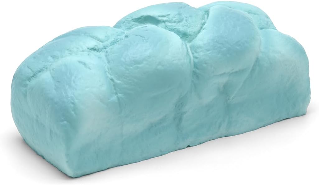 Squishy English Bread 7.9" Colossal Slow Rising Squishies Scented Toy – Fun for Kids & Family - Blue