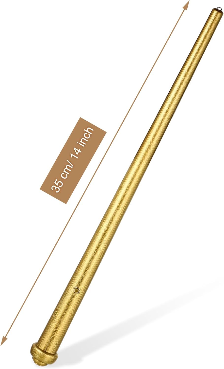 Gejoy 2 Pcs Magic Wand for Kid Light up with Sound - Gold - image 2