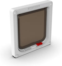 White Cat Mate 2-way lockable cat flap for small to medium cats