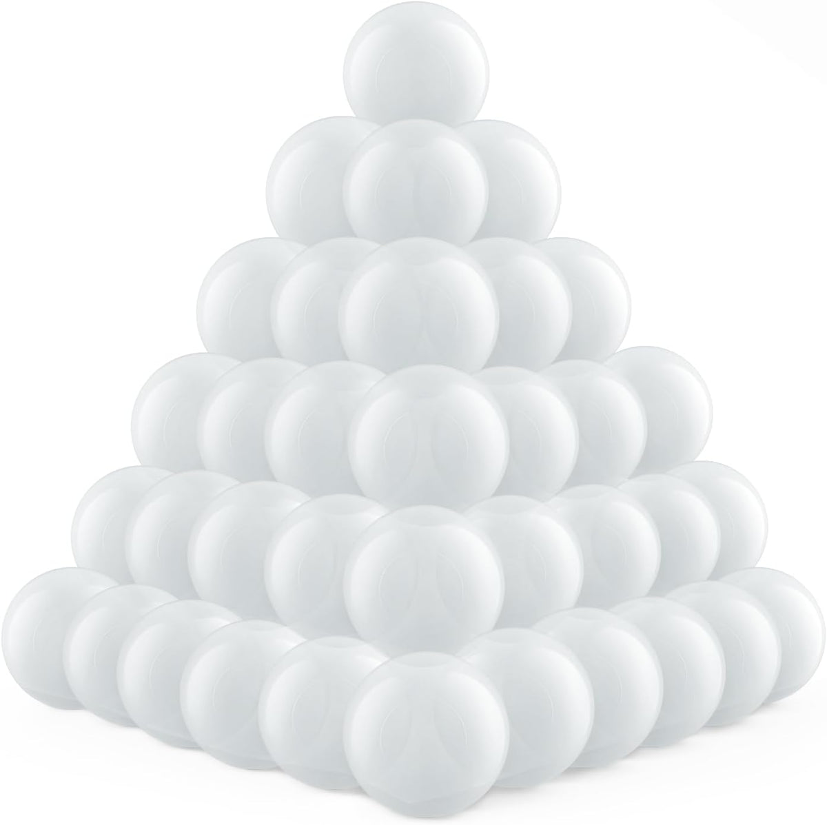 Clear Ball Pit Balls - Crush Proof Plastic Toy Balls for Boys and Girls – Fun for Kids & Family - 100 PACK / Transparent color