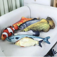 Catnip Toys 6 Pcs Set - Simulated Fish Fake Fish Realistic Soft Catnip Contained Catnip Catnip Toys for Cats and Kittens (Multi Colors)