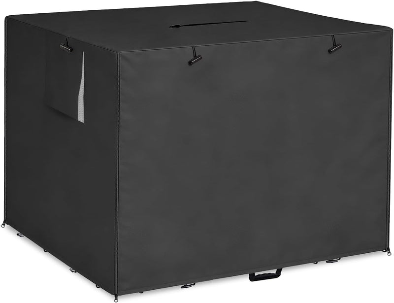 Dog Kennel Cover, Dog Crate Cover 48 Inch for Wire Dog Cages - 42.0"L x 28.0"W x 30.0"H / Black