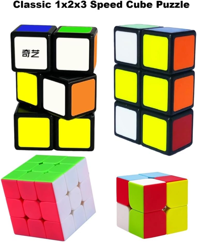 1x2x3 Floopy Cube Black 1x2x3 Speed Cube Puzzle – Fun for Kids & Family - image 2