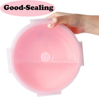 Joyinjojo Collapsible Dog Bowls with Lids - Small / Pink - image 4