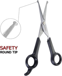 Chibuy Professional Pet Grooming Scissors with Round Tip Stainless - 1. Grey - image 3