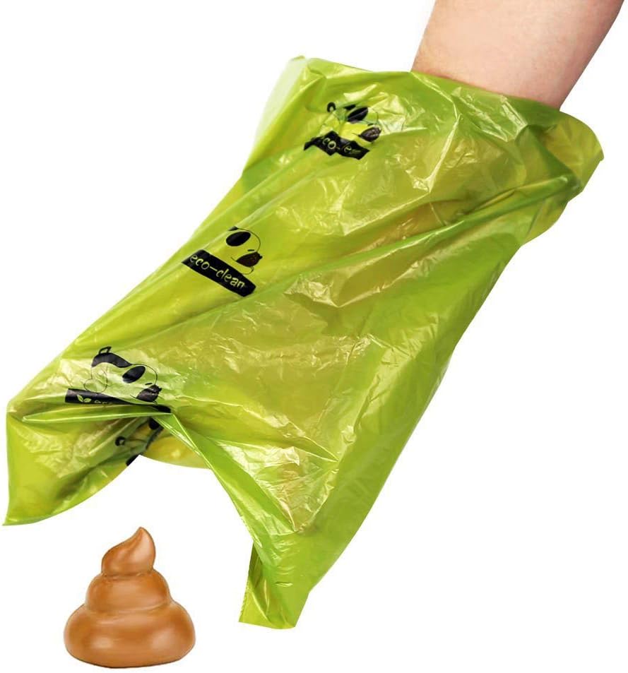 ECO-CLEAN Dog Poop Bags, 24 Rolls/360 Bags with Dispenser – Essentials for Dogs - Green - image 4