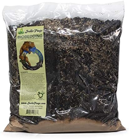 Josh's Frogs BioBedding Tropical Bioactive Substrate – Daily Care for Reptiles And Amphibians - 10 Quart