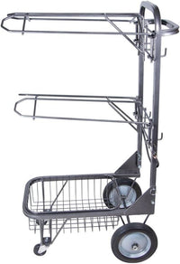 Pro Series Saddle & Tack Cart | Holds English & Western Saddles | Ample Storage | Easy Transport & Storage | Durable Construction | 7-Year Warranty