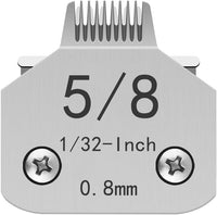 TRAH 3-3/4FC Blade Dog Grooming Clipper Replacement Blades Compatible - 5/8 0.8mm