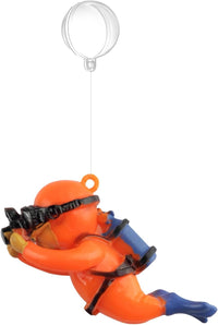 onesimcr Floating Fish Tank Decorations, Aquarium Decorations - Orange