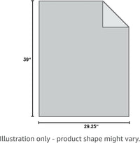 Soft Waterproof Blanket for Bed Couch Sofa - 30x40 inches / Grey - image 3
