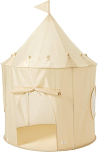3 Sprouts Kids Play Tent for Ages 3 to 10 - Solid Beige - image 2