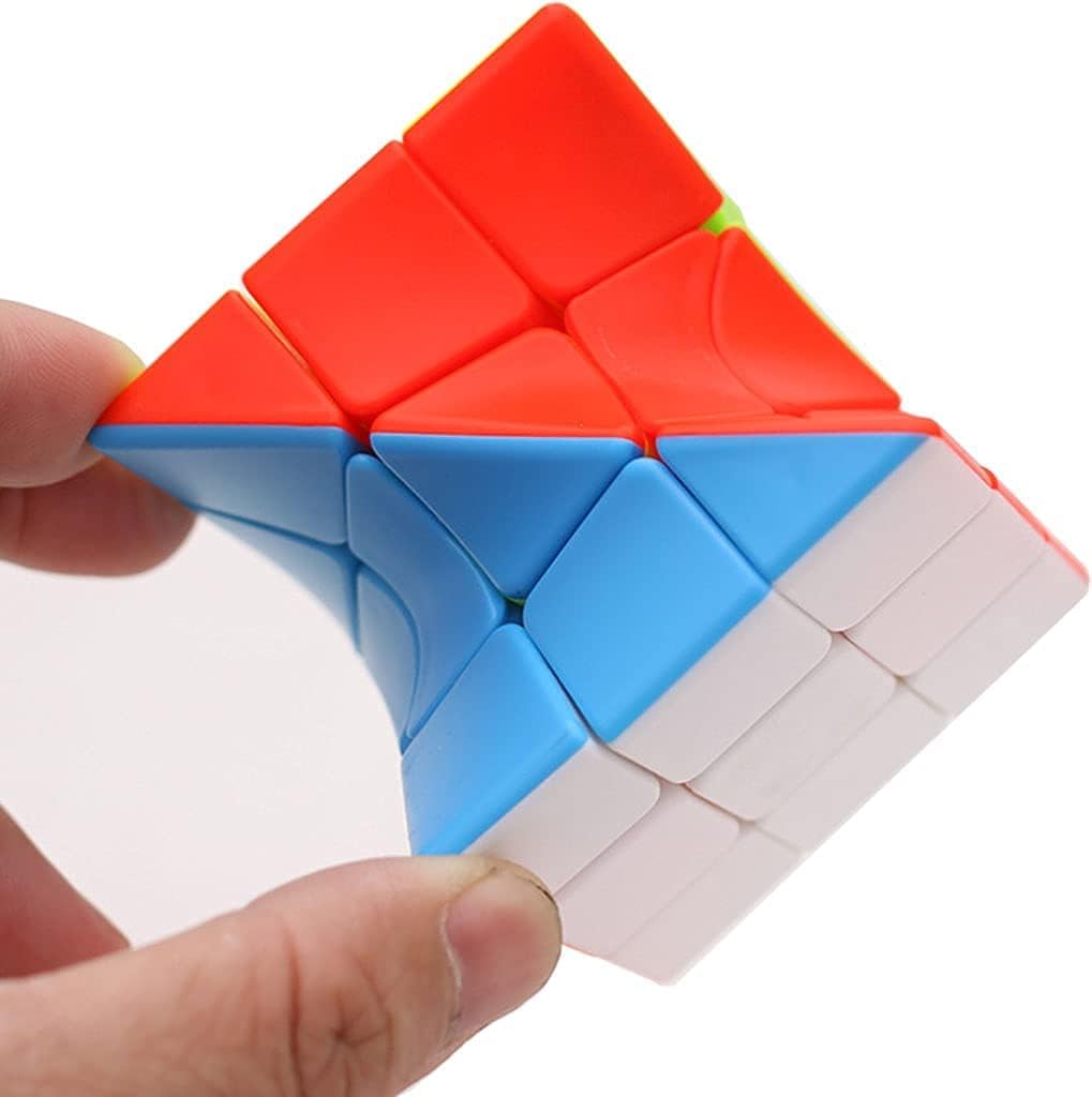Cube Twist 3x3 Stickerelss Speed Cube Vivid Color Magic Puzzle Toys - image 2
