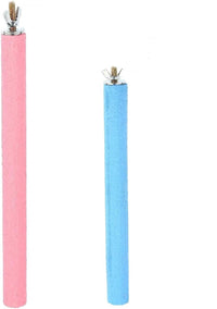 Bird Cage Perch Parrot Sand-Surface Stand 2Pack Grinding Wood Stick - 2P-XLarge
