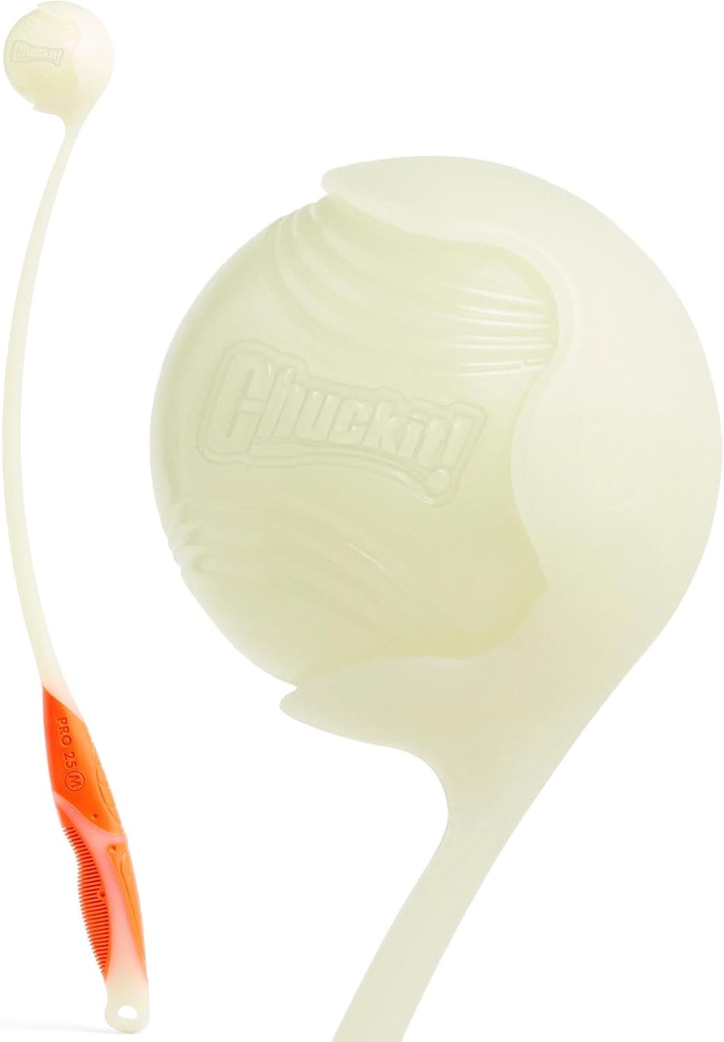 Chuckit! Pro Fetch Launcher, Medium 25in, Includes Glow Ball – Essentials for Dogs