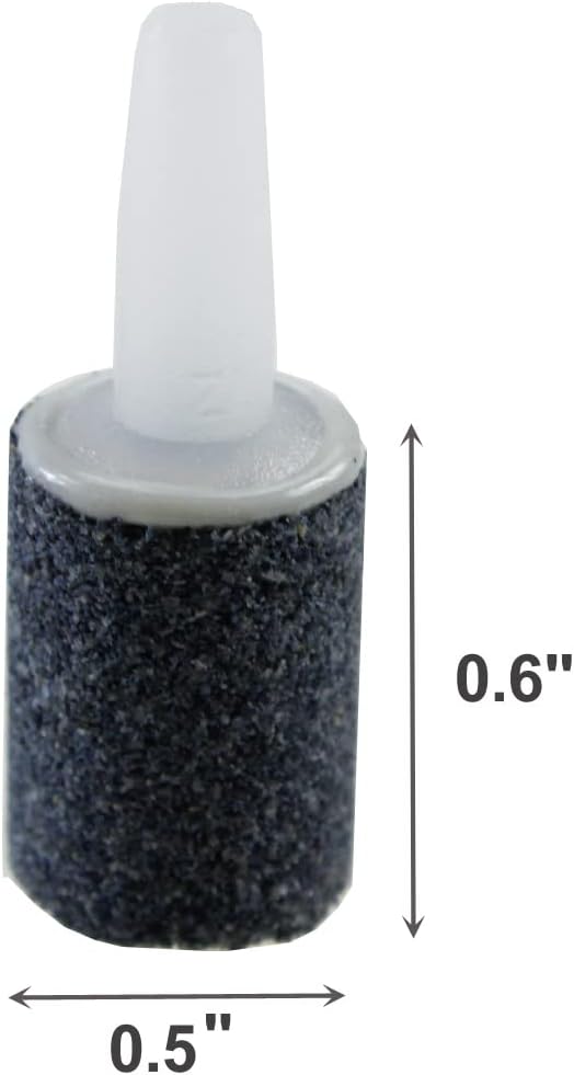 AQUANEAT Aquarium Air Stones 1 inch 12 Pack, Bubble Stone - 0.6 inch - image 2