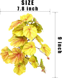 2Pack Reptile Plants for Terrarium - F-fake Heuchera Micrantha Yellow - image 2