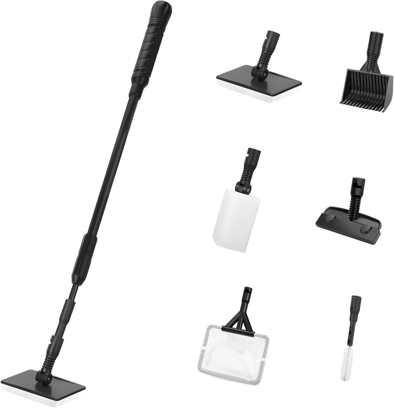 AQUANEAT Aquarium Cleaning Tools - black
