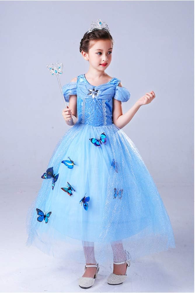 Princess Anna Costume Dress up Accessories for Girls Anna Cosplay - White Cinderella - image 4