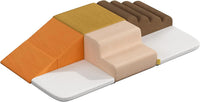BanaSuper 6-piece foam climbing blocks playset for toddlers with soft fabric covers - view 2